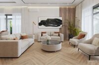 Кварцвиниловый паркет Vinilam Parquet Herringbone IS11355 Паркет Монпелье